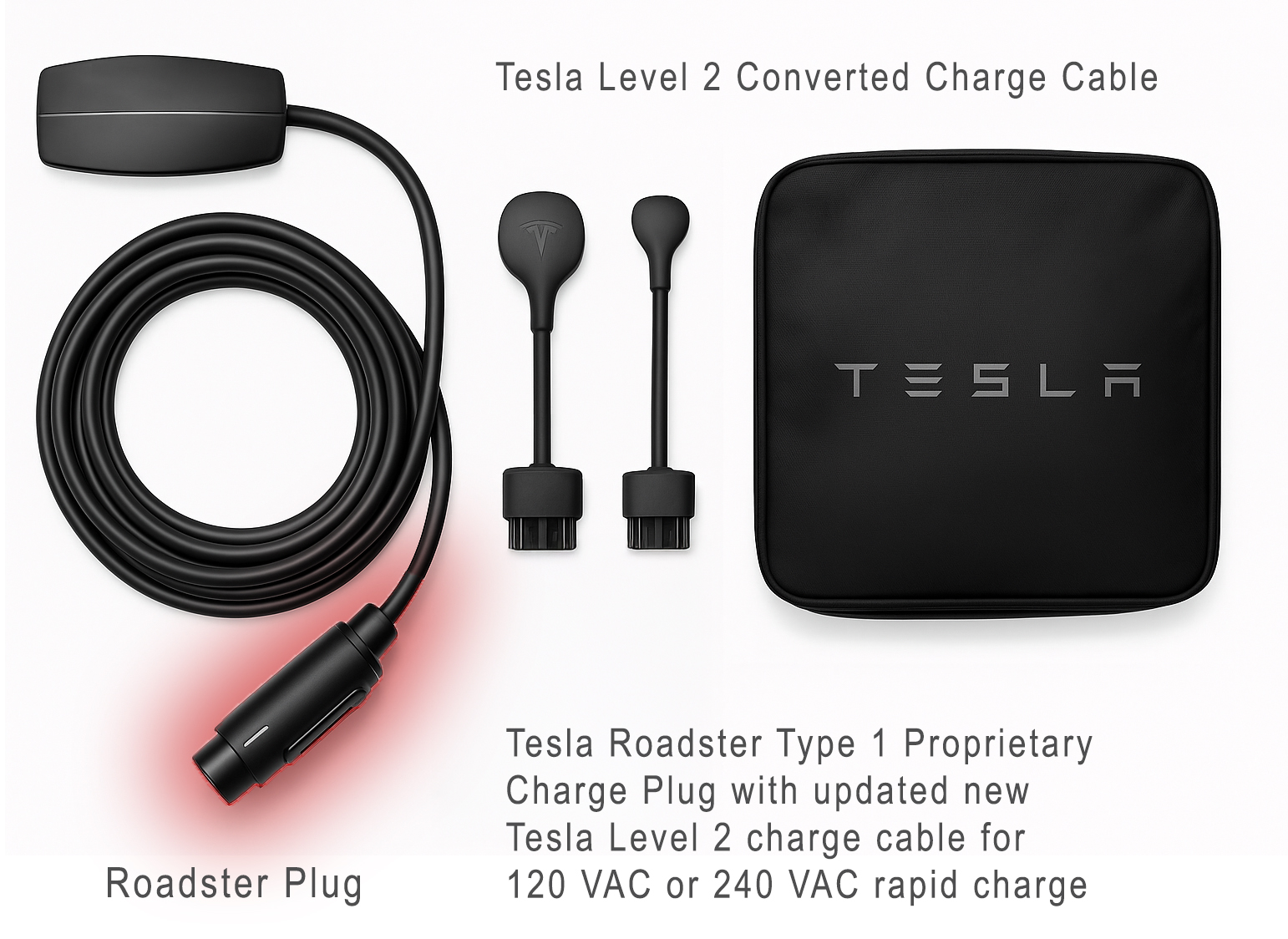 Tesla Level 2 NACS charge cable