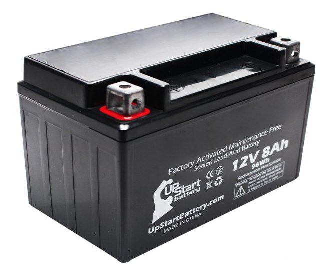 Original 12V 8 Amp Hour Motorcycle Battery