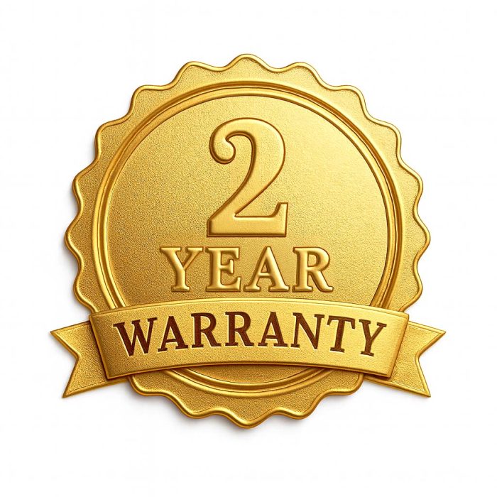 2 Year Warranty