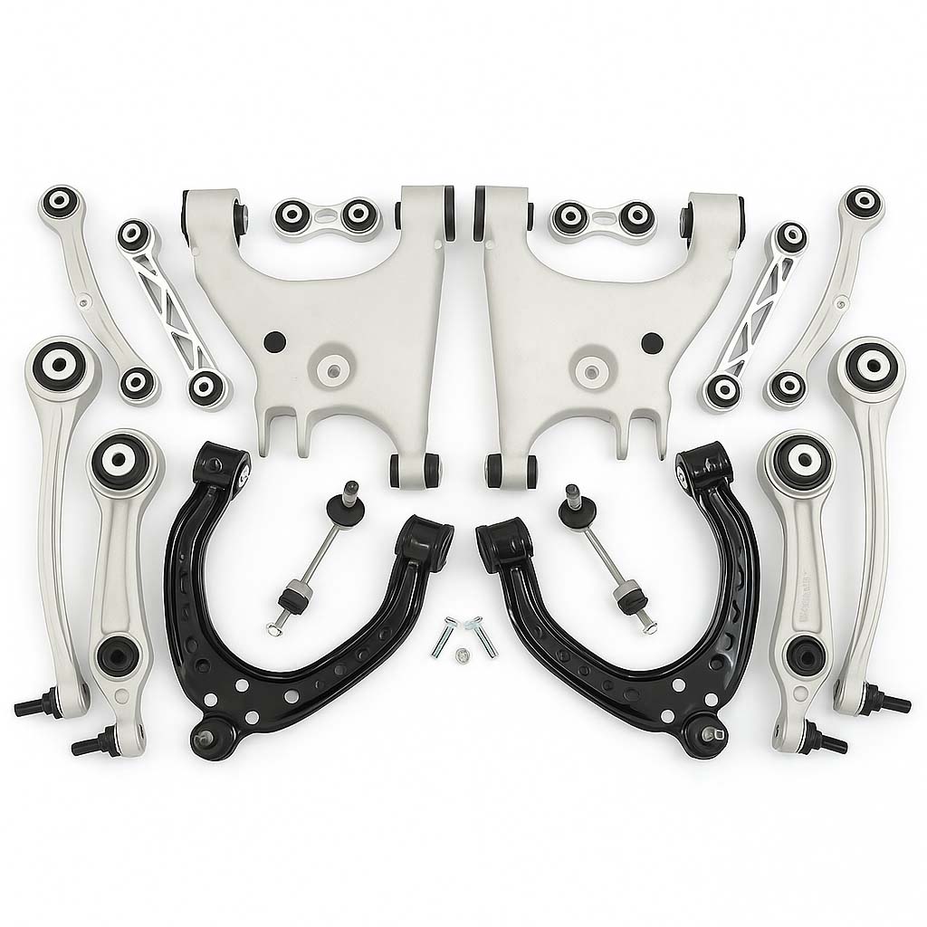 Front and Rear Control Arm Kit for Tesla All Wheel Drive (2012-01/2021 ...