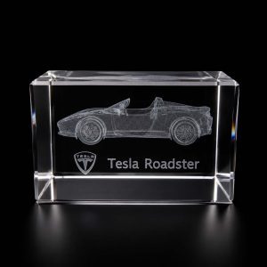 Laser Etched Roadster Paperweight