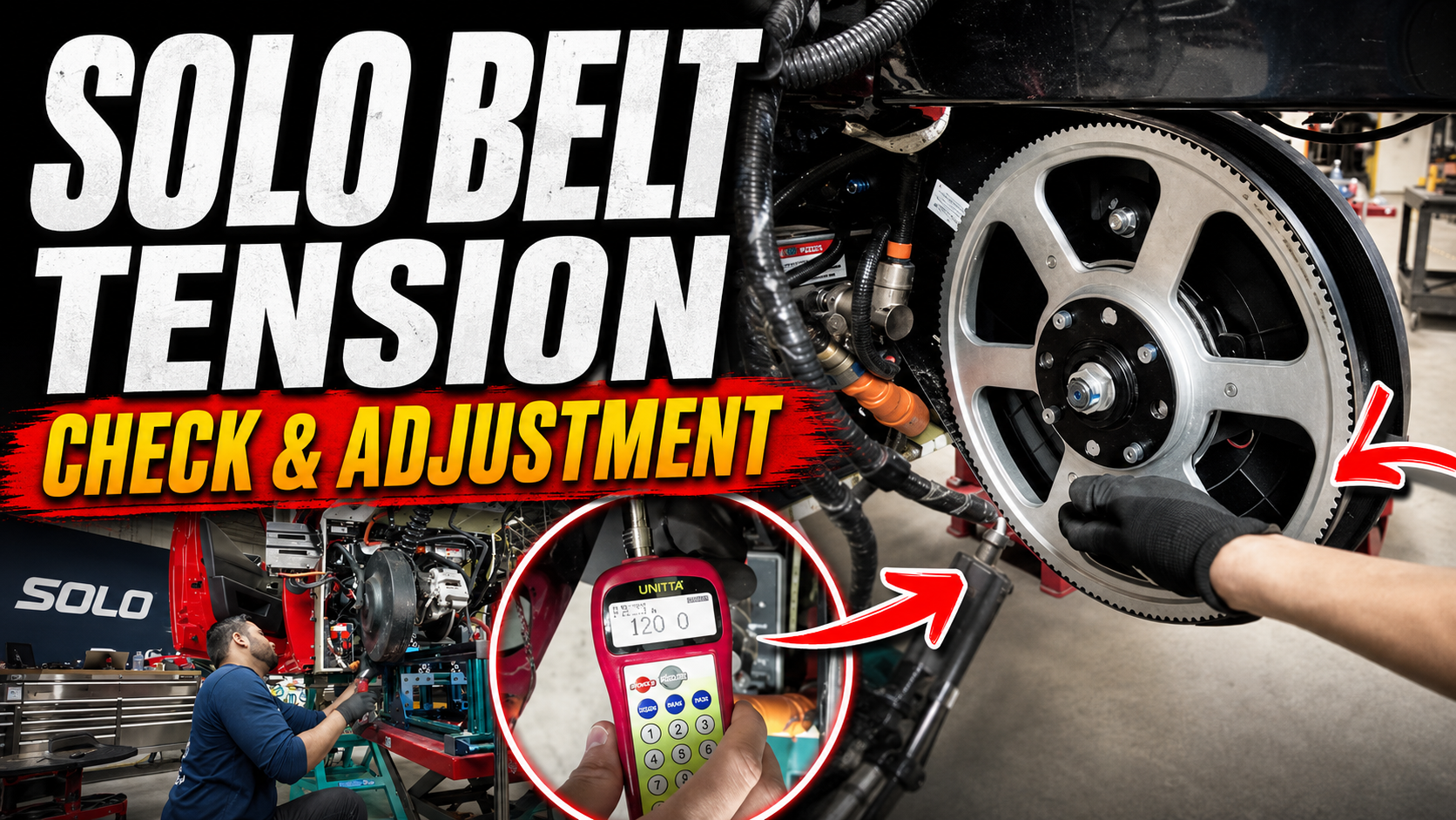 Belt Tension Check and Adjustment