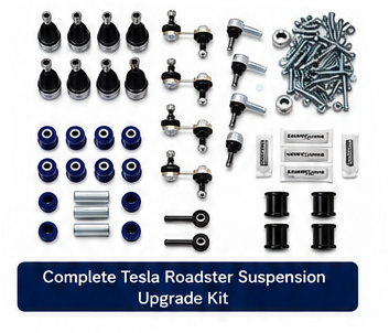 Complete Tesla Roadster suspension upgrade kit