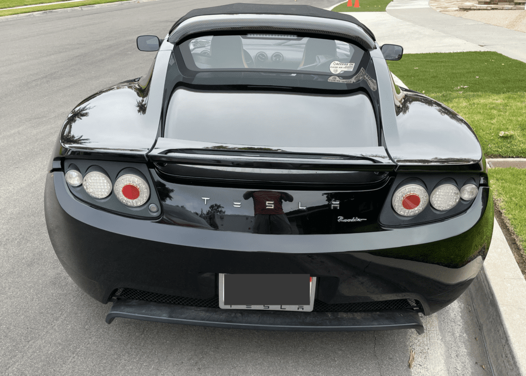 Black Tesla Roadster 3