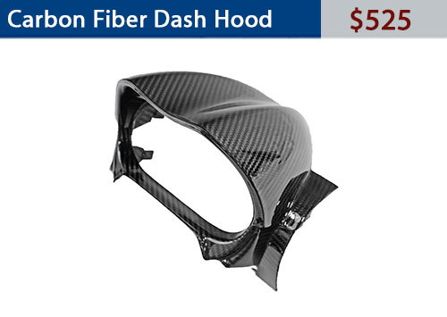 Carbon Fiber Dash Cluster Hood 525