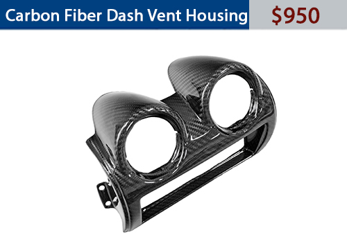 Carbon Fiber dash vent housing 950